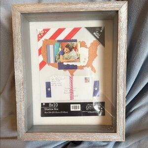 Green Tree Gallery 8x10 Shadow Box - distressed gray